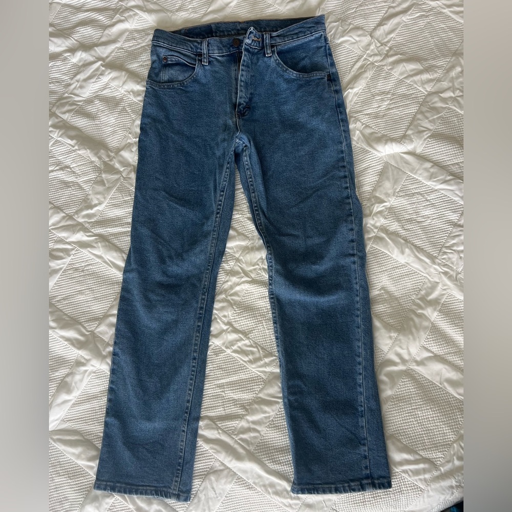 Wrangler Men's Straight Blue Jeans